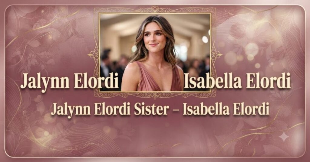 Sister – Isabella Elordi